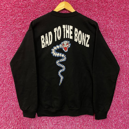 WWE Legends Stone Cold Steve Austin Bad To The Bonz Crewneck Sweatshirt Medium