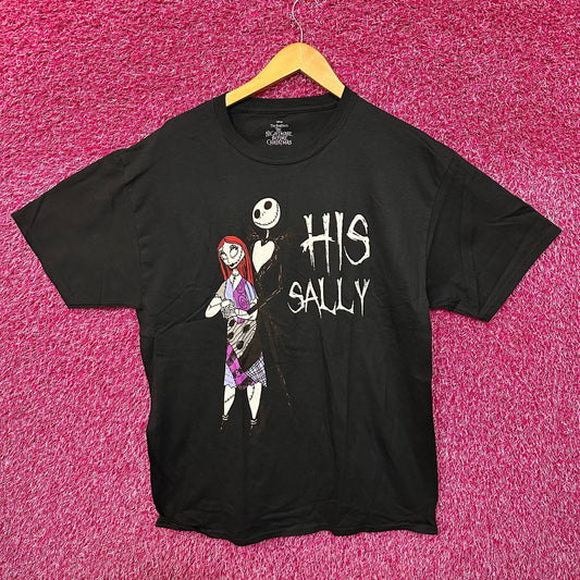 Nightmare Before Christmas His Sally Disney Her Couple Tee L