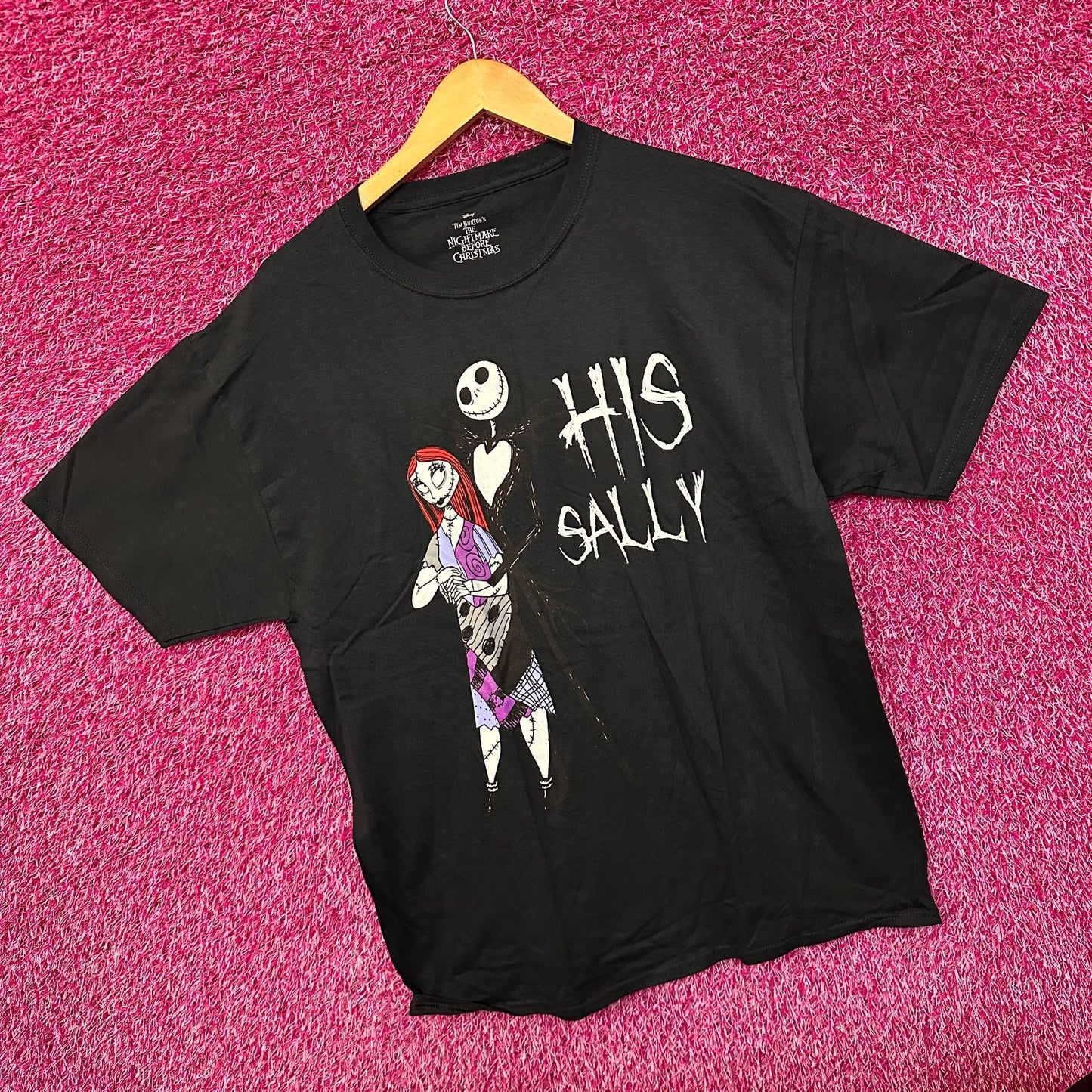 Nightmare Before Christmas His Sally Disney Her Couple Tee L
