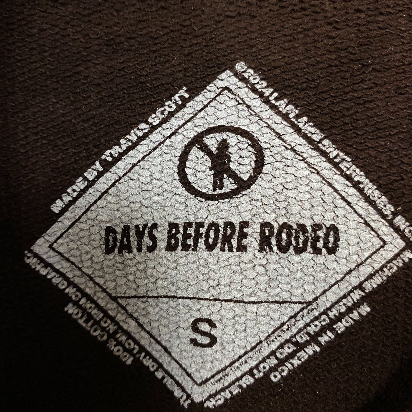 Travis Scott Cactus Jack "Days Before Rodeo" Graphic Hoodie Small