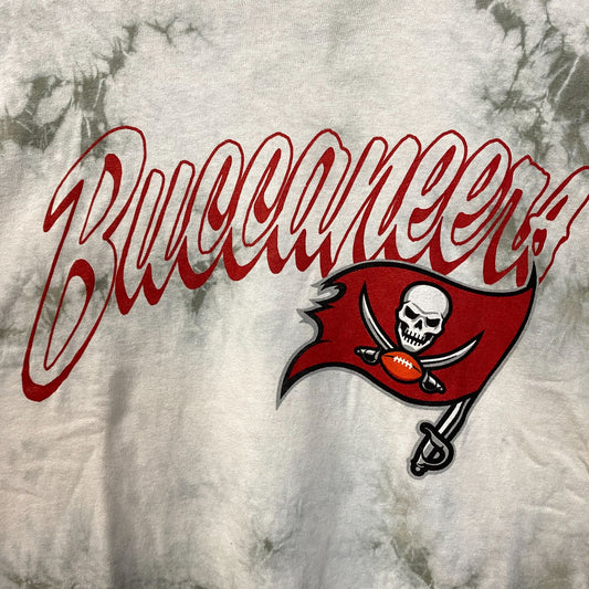 NFL White Tampa Bay Buccaneers Tie-Dye Long Sleeve T-Shirt XL