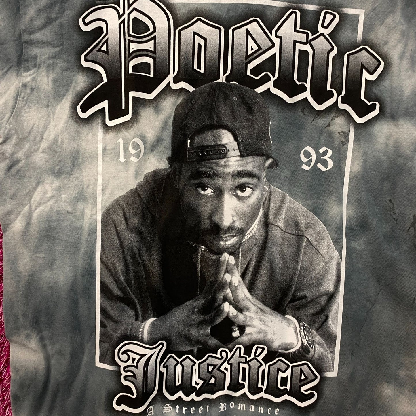Tupac Shakur Poetic Justice Graphic T-Shirt Medium