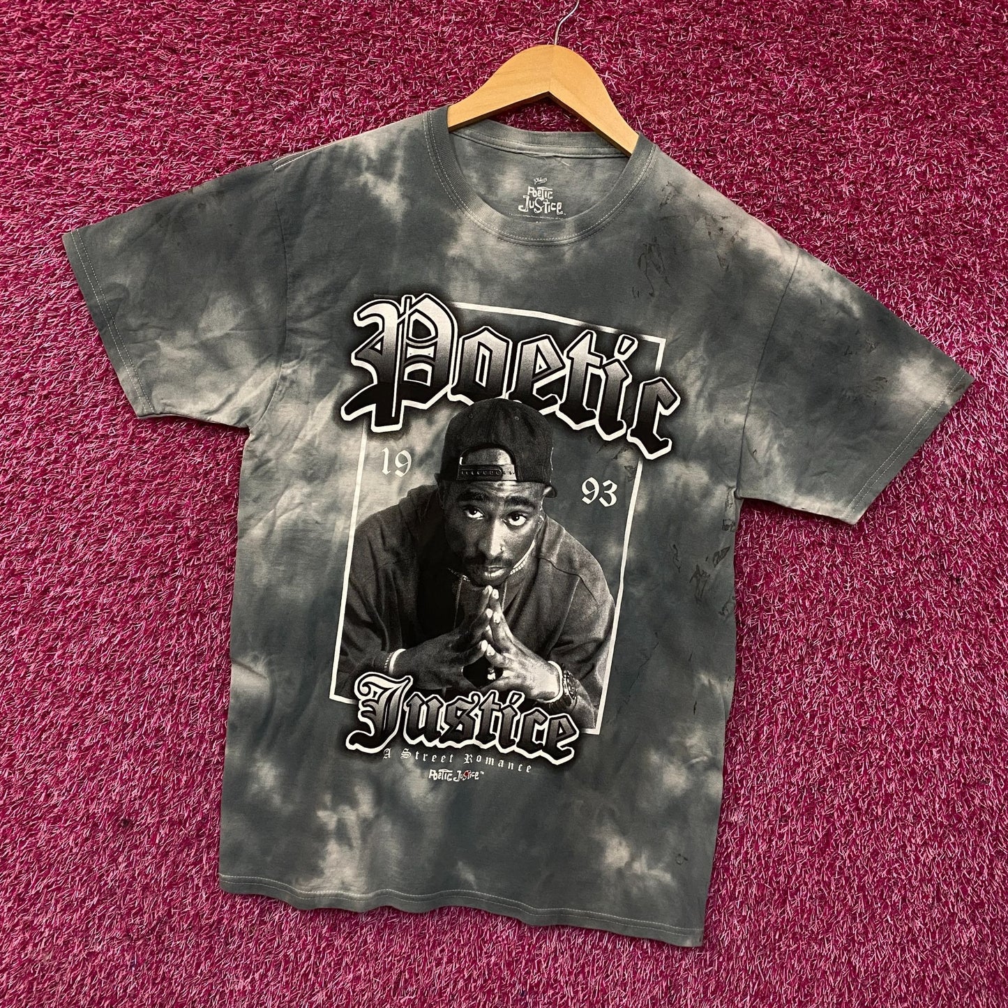Tupac Shakur Poetic Justice Graphic T-Shirt Medium