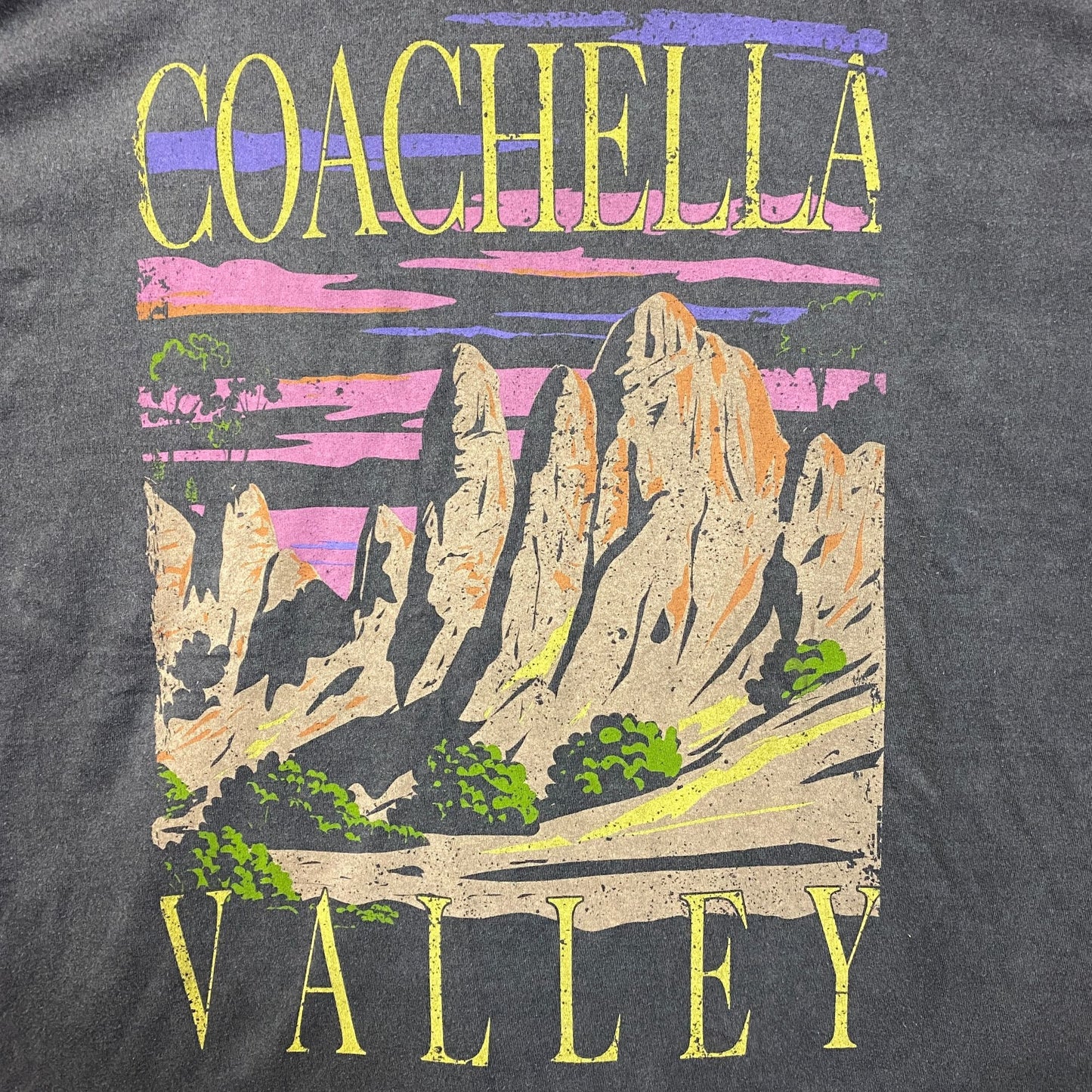 Coachella Valley Vintage-Style Graphic Design T-Shirt 2XL