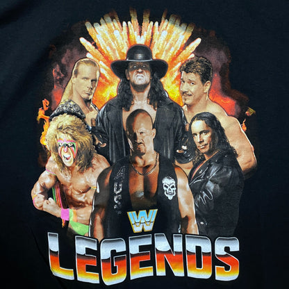 WWE Legends Wrestling Champions Poster T-Shirt XL