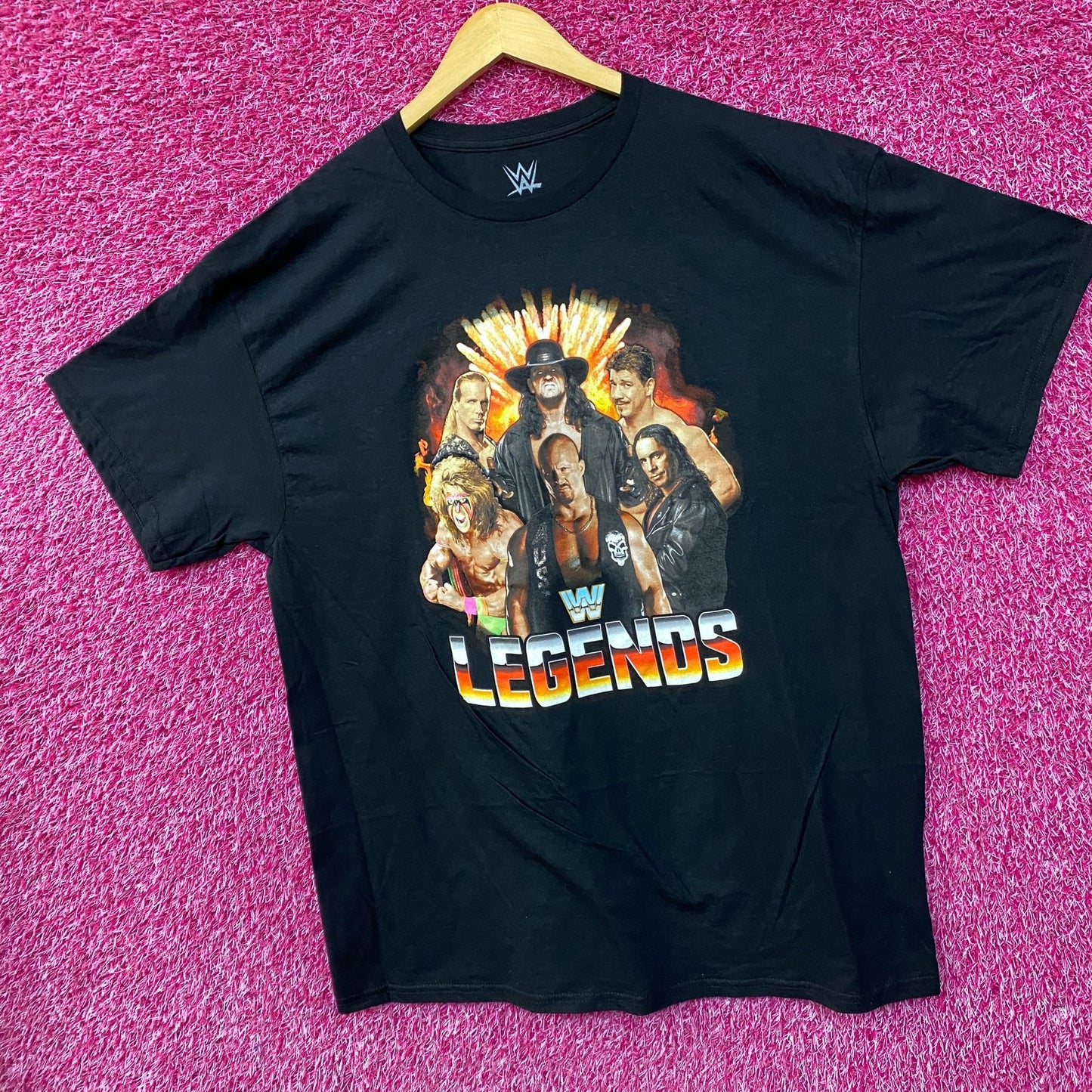 WWE Legends Wrestling Champions Poster T-Shirt XL