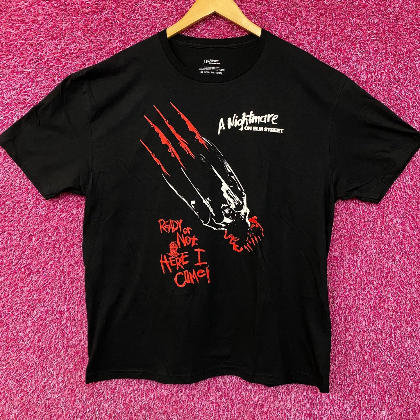 A Nightmare on Elm Street Ready or Not Graphic T-Shirt XL