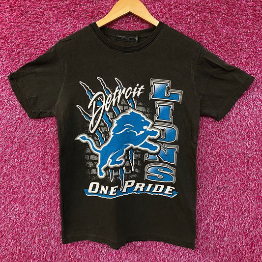 Junk Food Clothing Detroit Lions "One Pride" Vintage-Style T-Shirt Small