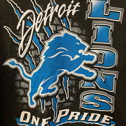Junk Food Clothing Detroit Lions "One Pride" Vintage-Style T-Shirt Small