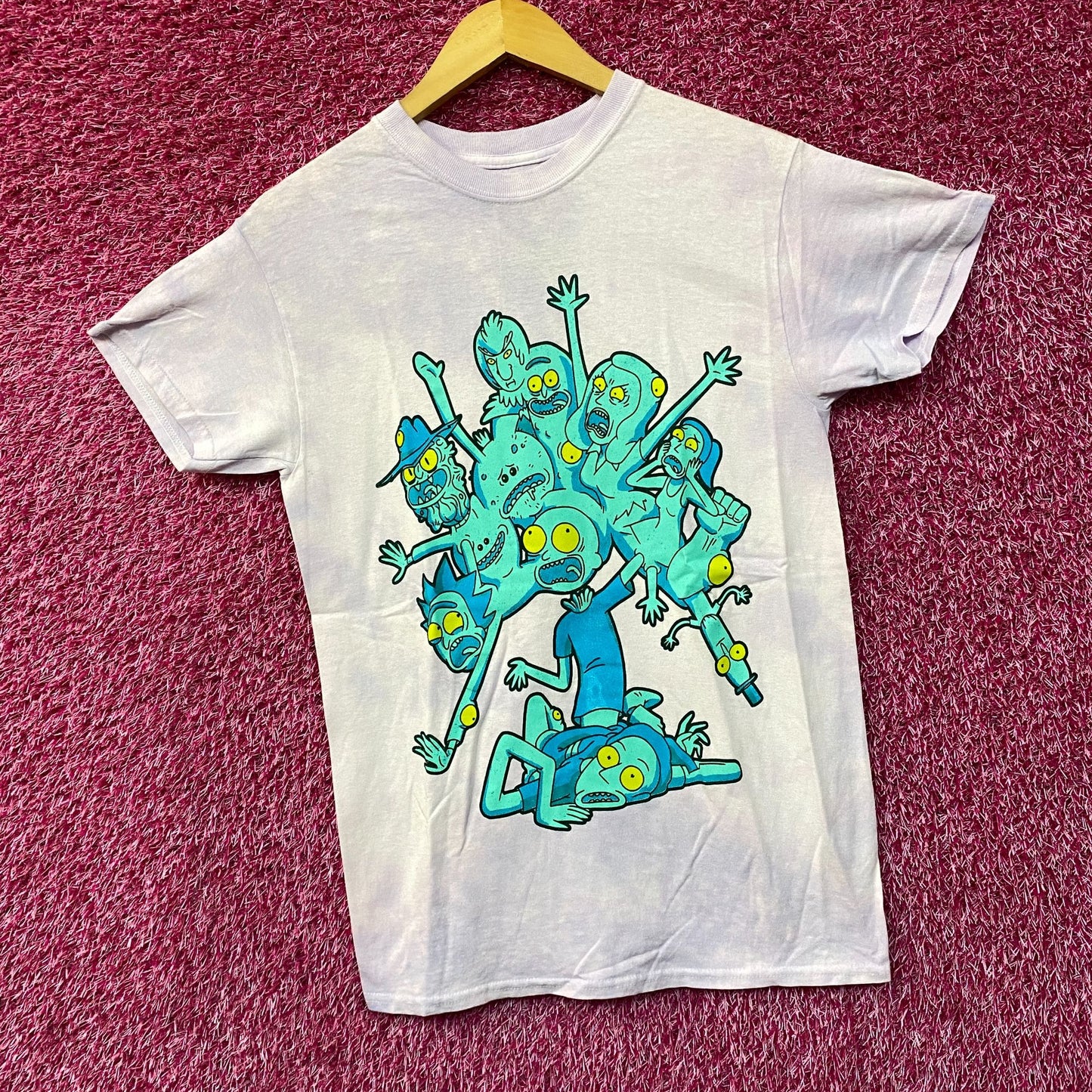 Adult Swim Rick & Morty Mutated Graphic Design T-Shirt Small