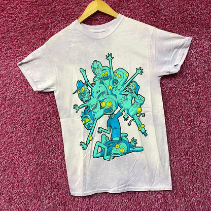 Adult Swim Rick & Morty Mutated Graphic Design T-Shirt Small