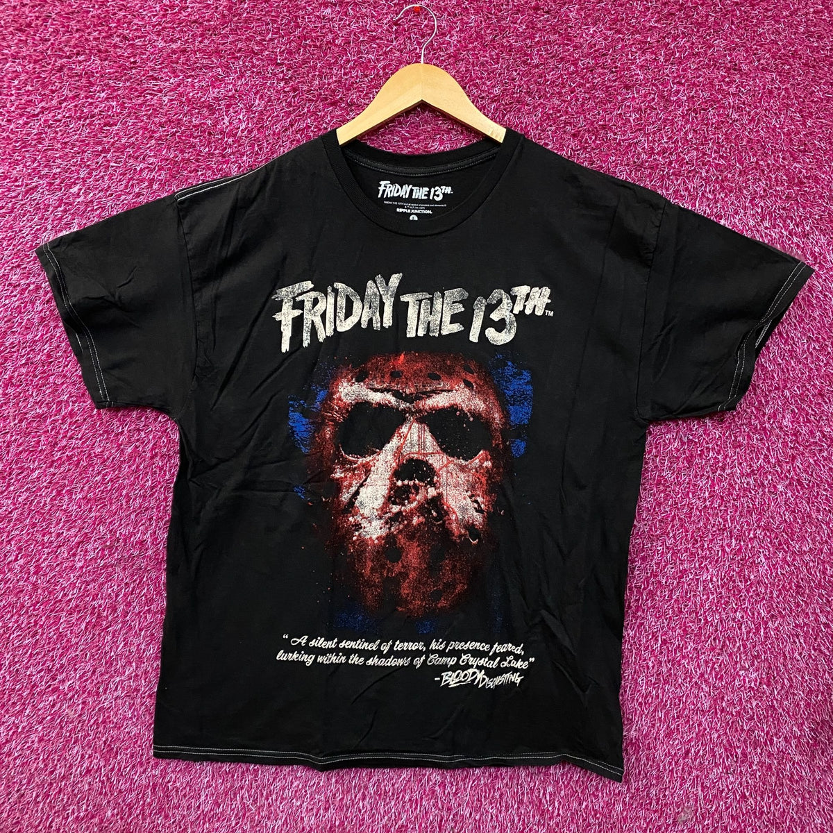 Ripple Junction "Friday the 13th" Jason Voorhees Horror Graphic T-Shirt Large
