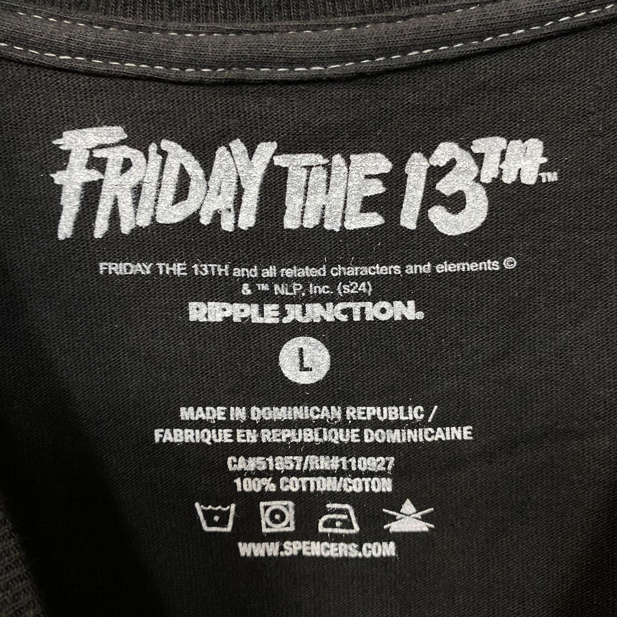Ripple Junction "Friday the 13th" Jason Voorhees Horror Graphic T-Shirt Large