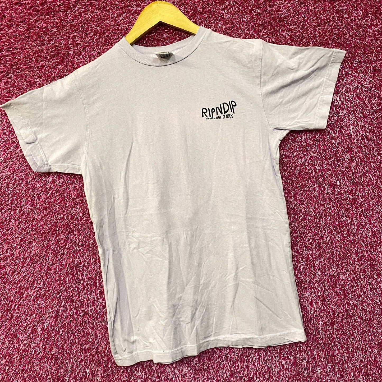 RIPNDIP Great Wave Lord Nermal Graphic Design T-Shirt Small