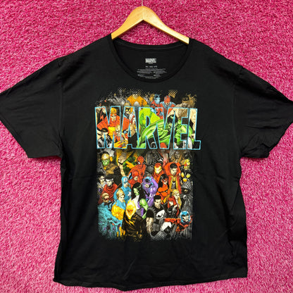 Marvel collage T-shirt size 3XL
