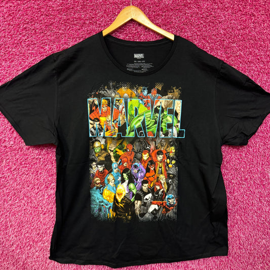 Marvel collage T-shirt size 3XL