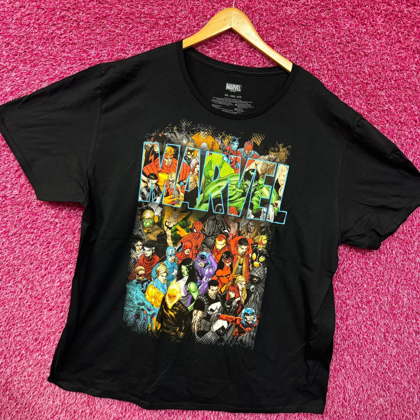 Marvel collage T-shirt size 3XL