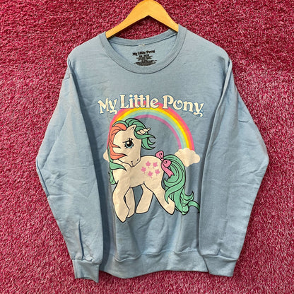 My Little Pony G1 Unicorn Hasbro Animated Series Crewneck XS