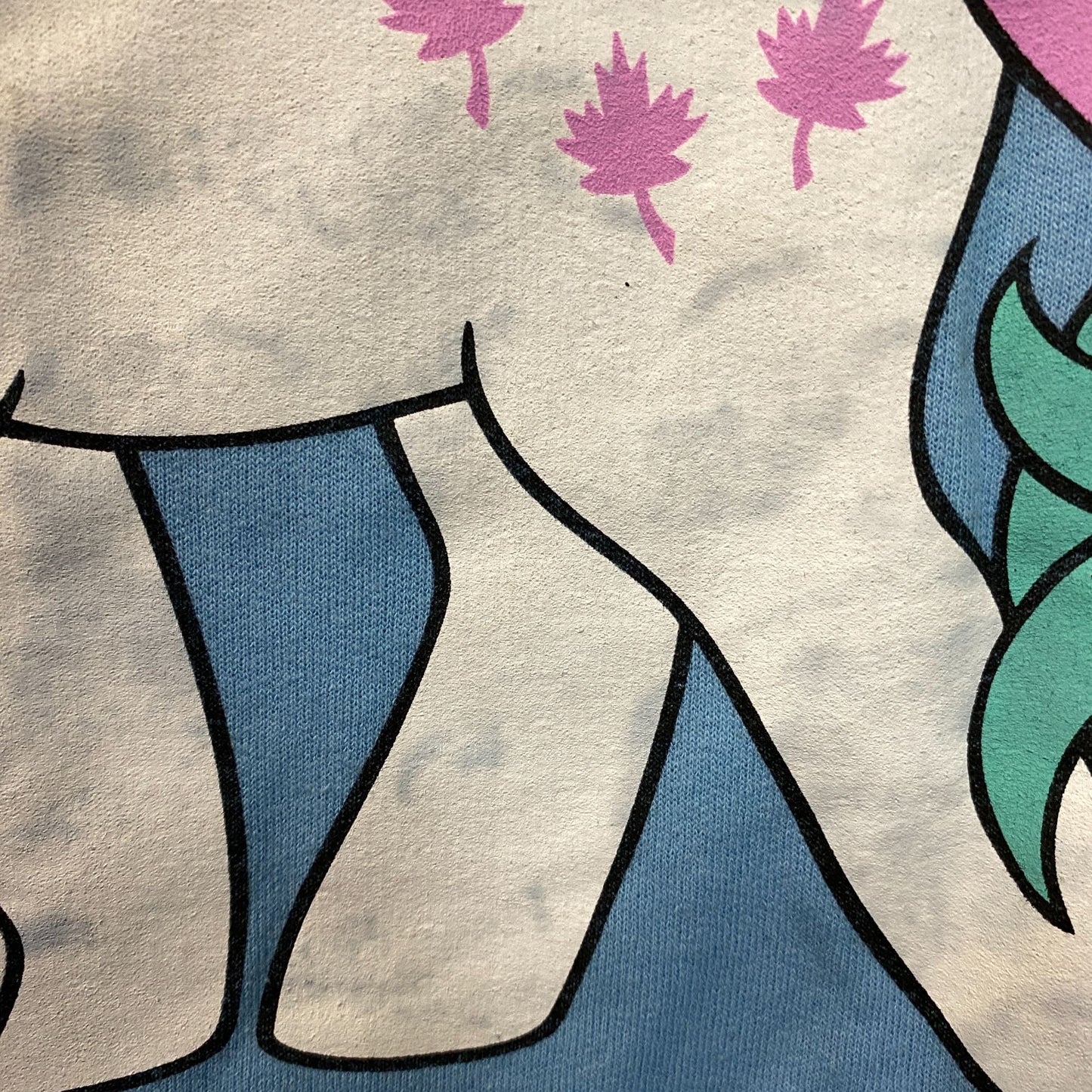 My Little Pony G1 Unicorn Hasbro Animated Series Crewneck XS