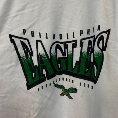 Junk Food Clothing Philadelphia Eagles Logo Crop Crewneck Sweatshirt Large