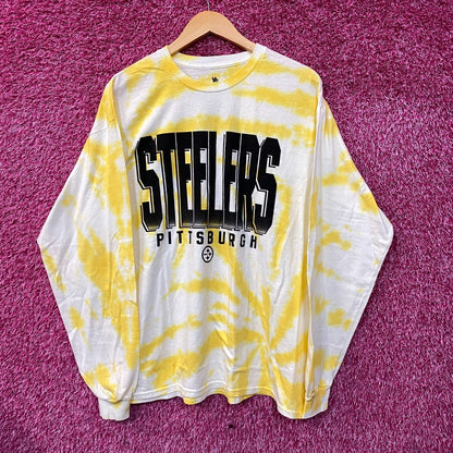 NFL Franchise AFC North Pittsburgh Steelers Tie-Dye Long Sleeve Large