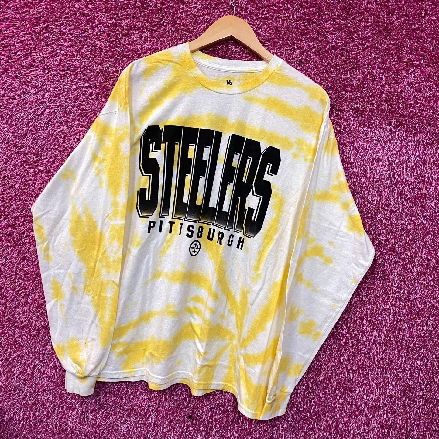 NFL Franchise AFC North Pittsburgh Steelers Tie-Dye Long Sleeve Large