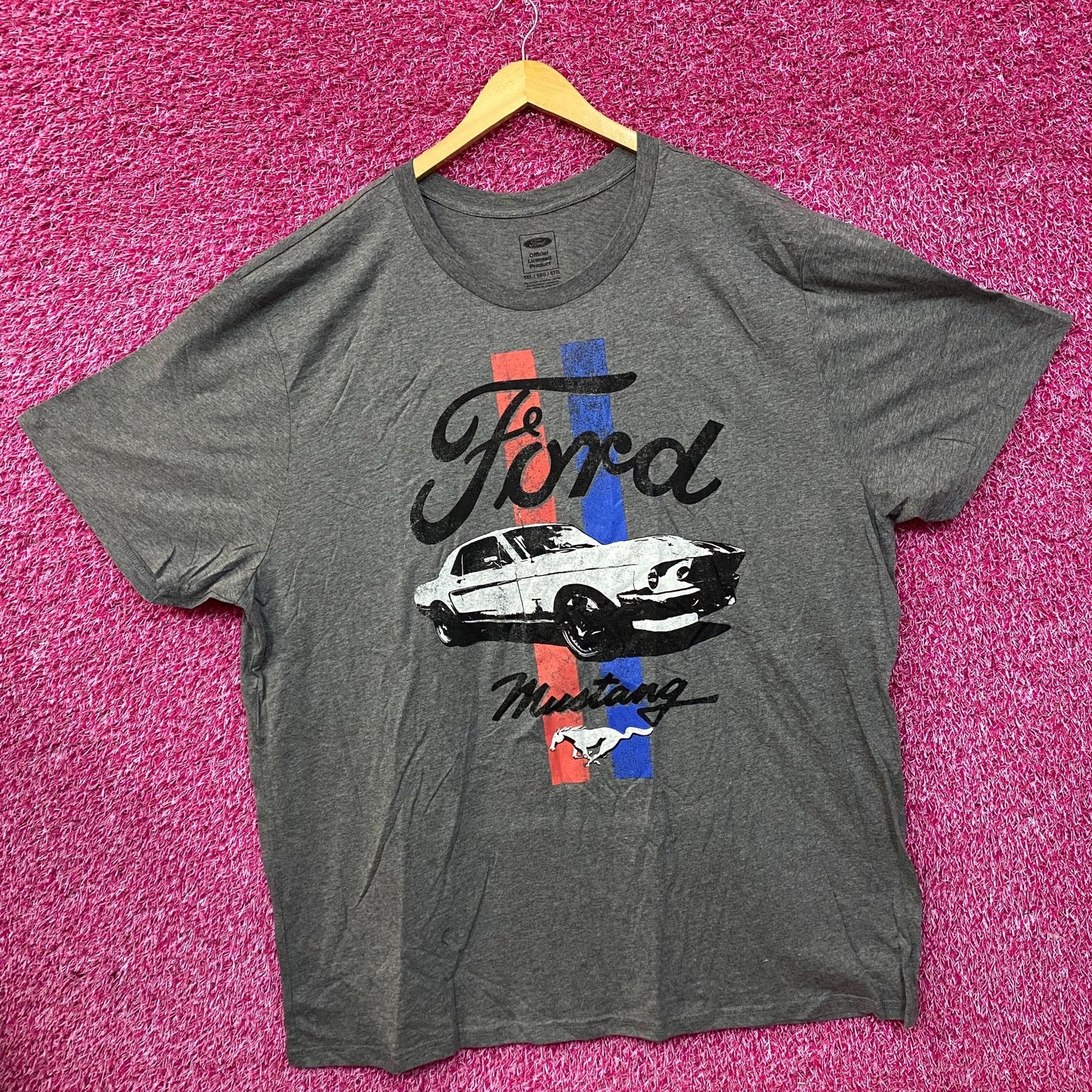 Ford Mustang Car graphic Design T-Shirt 5XL