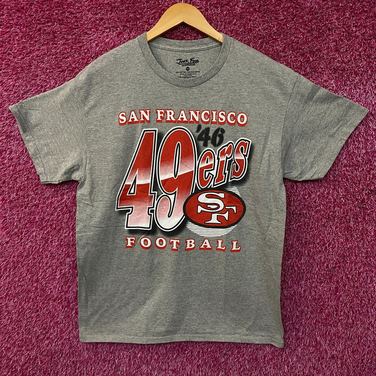 Junk Food Clothing NFL San Francisco 49ers Bootleg Flea Market Tee Medium