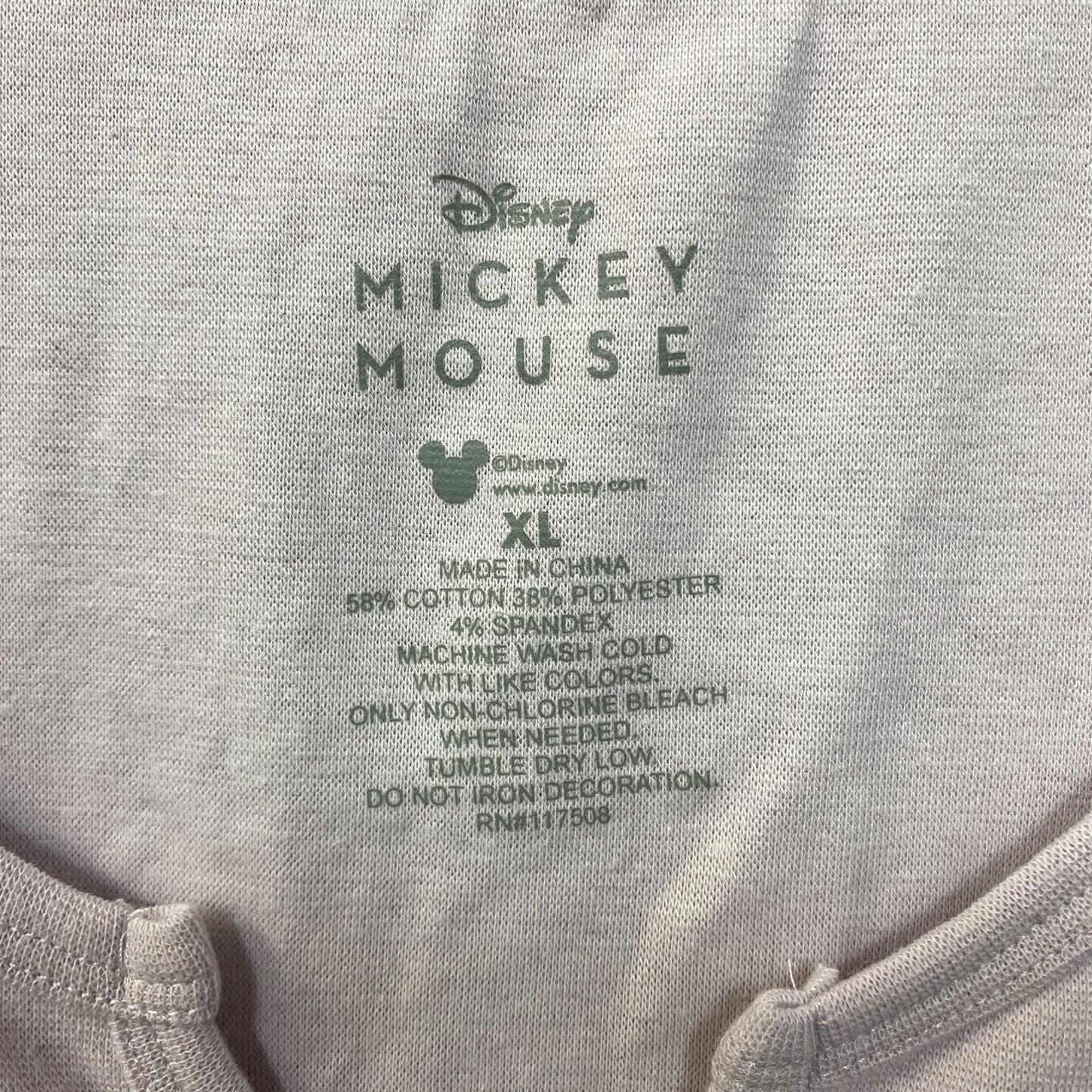 Disney Mickey Mouse Lavender Ruffled Hem Croptop XL