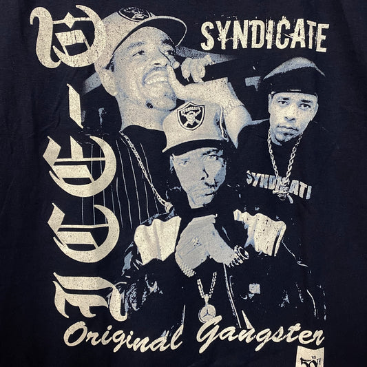 Ice-T Rhyme Syndicate 50th Anniversary of Hip Hop Graphic T-Shirt Medium