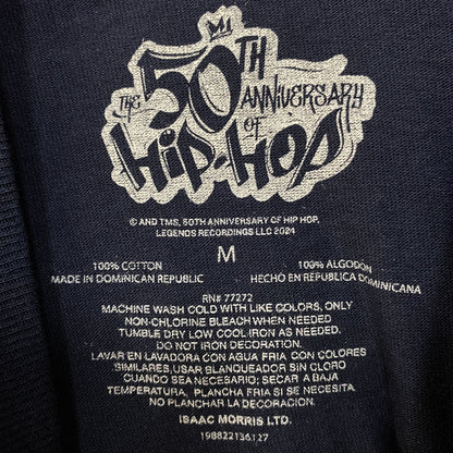 Ice-T Rhyme Syndicate 50th Anniversary of Hip Hop Graphic T-Shirt Medium