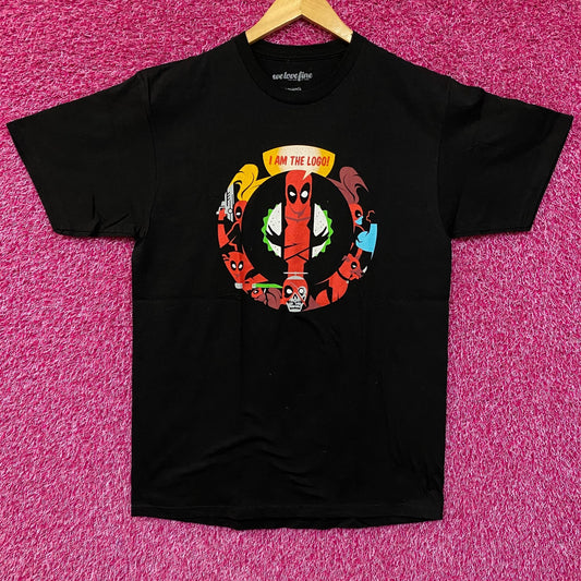 Deadpool I Am the Logo Promo Marvel x We Love Fine T-Shirt L