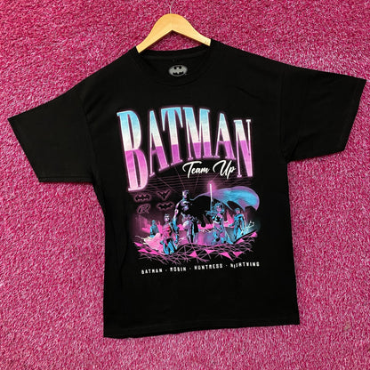 DC Comics Batman Group Team Up Graphic  T-Shirt Large