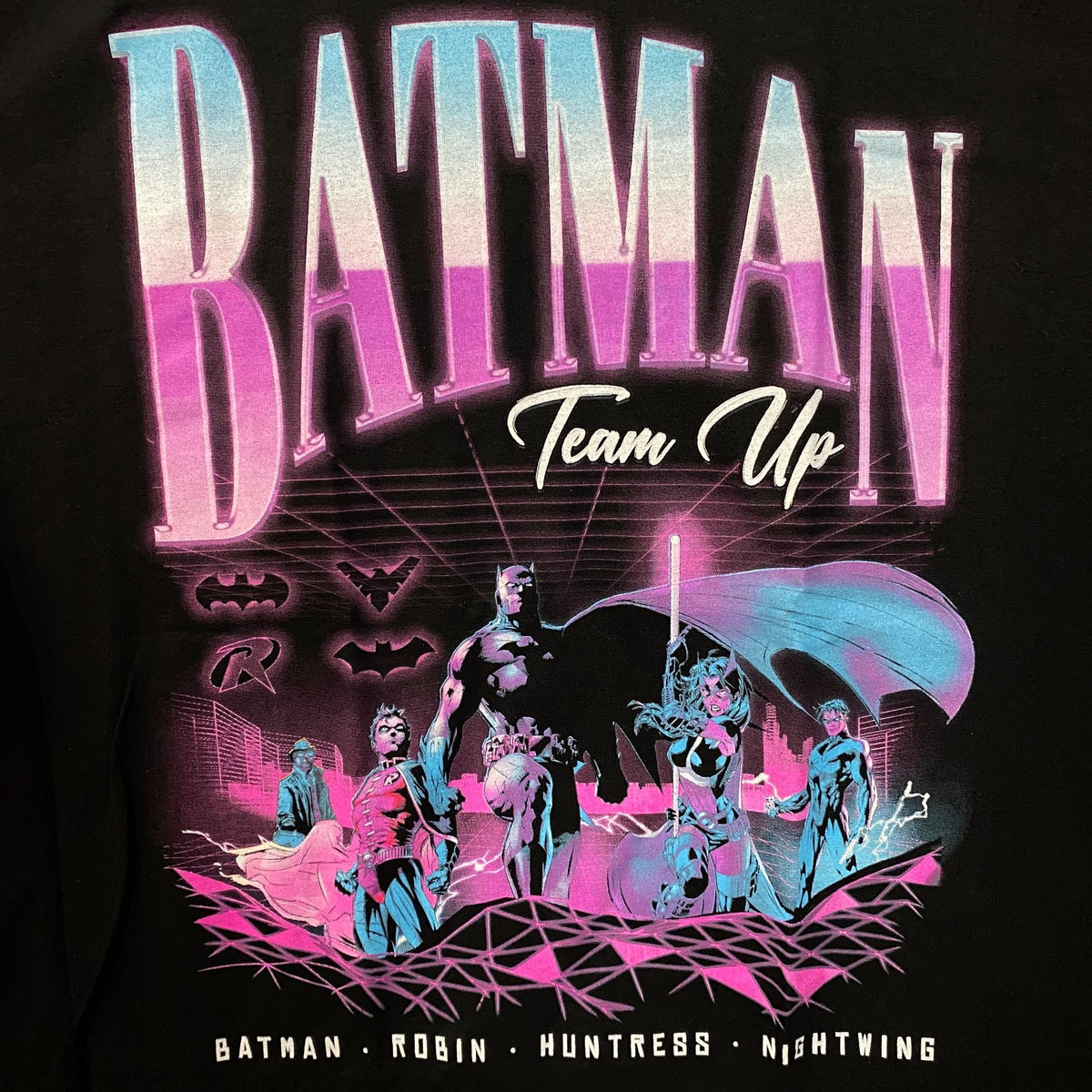 DC Comics Batman Group Team Up Graphic  T-Shirt Large
