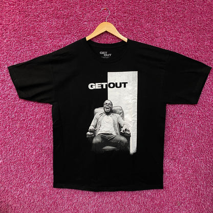 Get Out Movie Poster Graphic T-Shirt XL