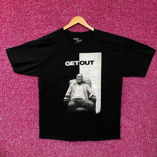 Get Out Movie Poster Graphic T-Shirt XL