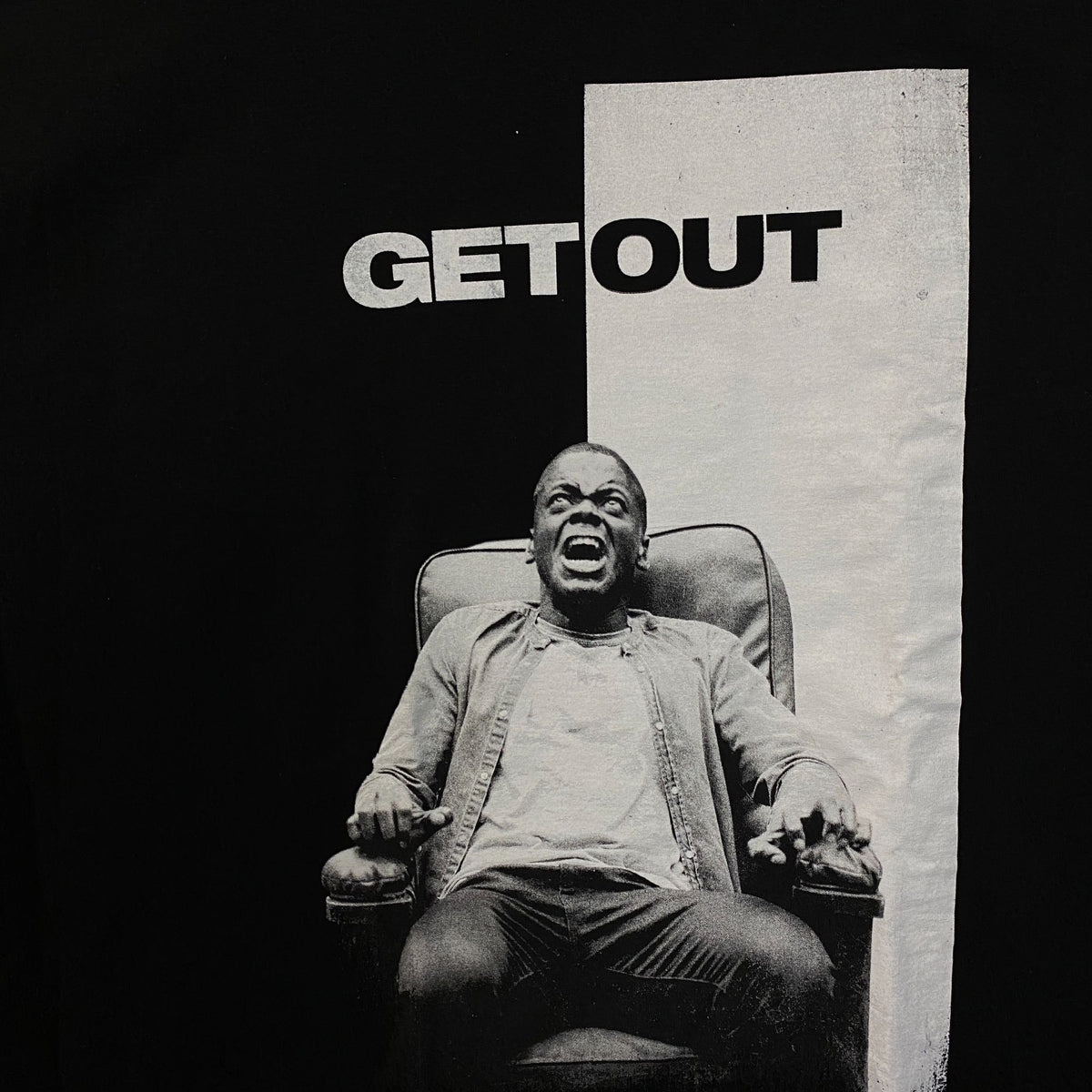Get Out Movie Poster Graphic T-Shirt XL