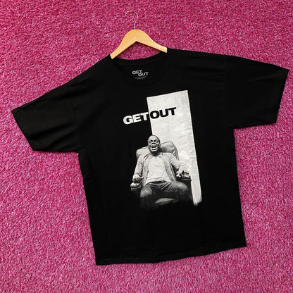 Get Out Movie Poster Graphic T-Shirt XL