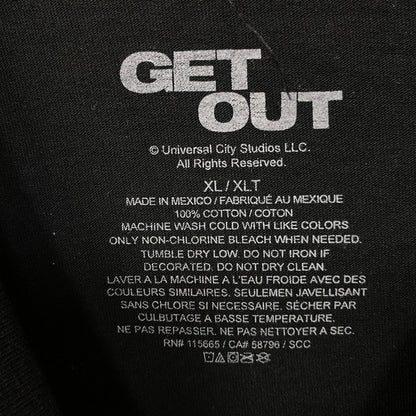 Get Out Movie Poster Graphic T-Shirt XL