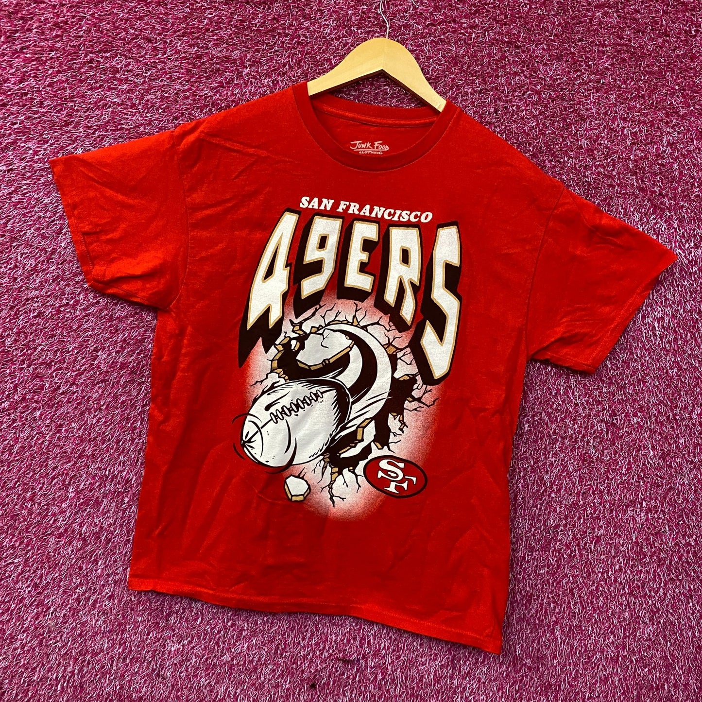 Junk Food Clothing NFL San Francisco 49ers Breakthrough Flea Market Tee Medium