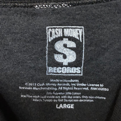 Cash Money Records Gold Foil Logo Crewneck Sweater Large