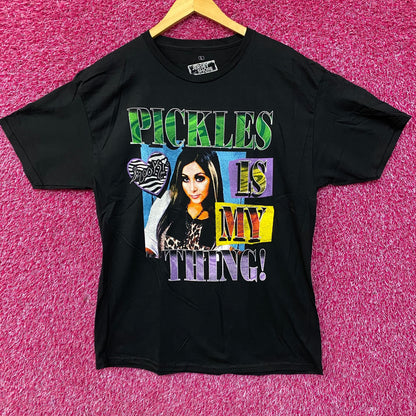 MTV Jersey Shore Snooki Pickles is My Thing T-Shirt Large