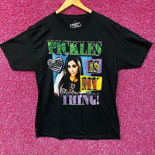 MTV Jersey Shore Snooki Pickles is My Thing T-Shirt Large