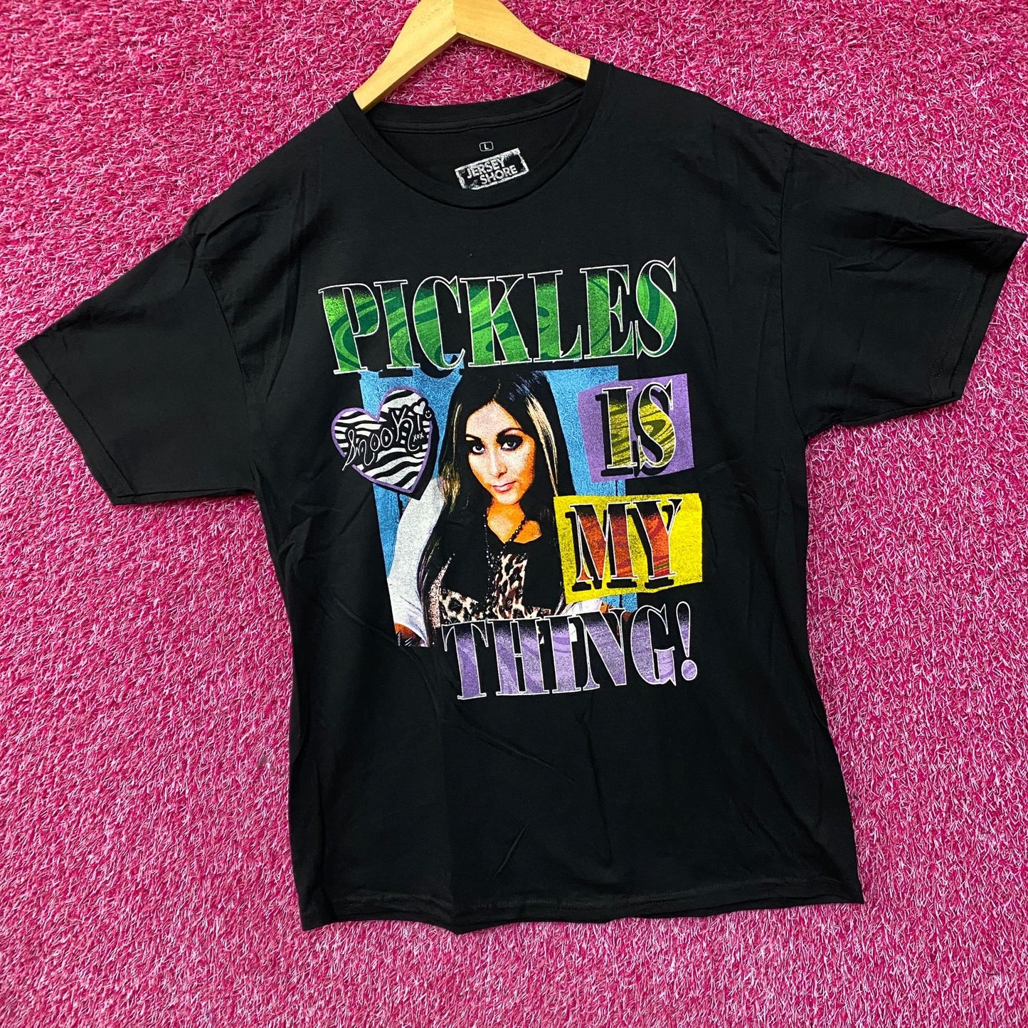 MTV Jersey Shore Snooki Pickles is My Thing T-Shirt Large