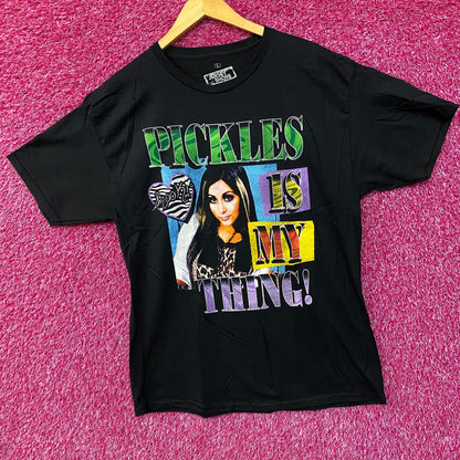 MTV Jersey Shore Snooki Pickles is My Thing T-Shirt Large
