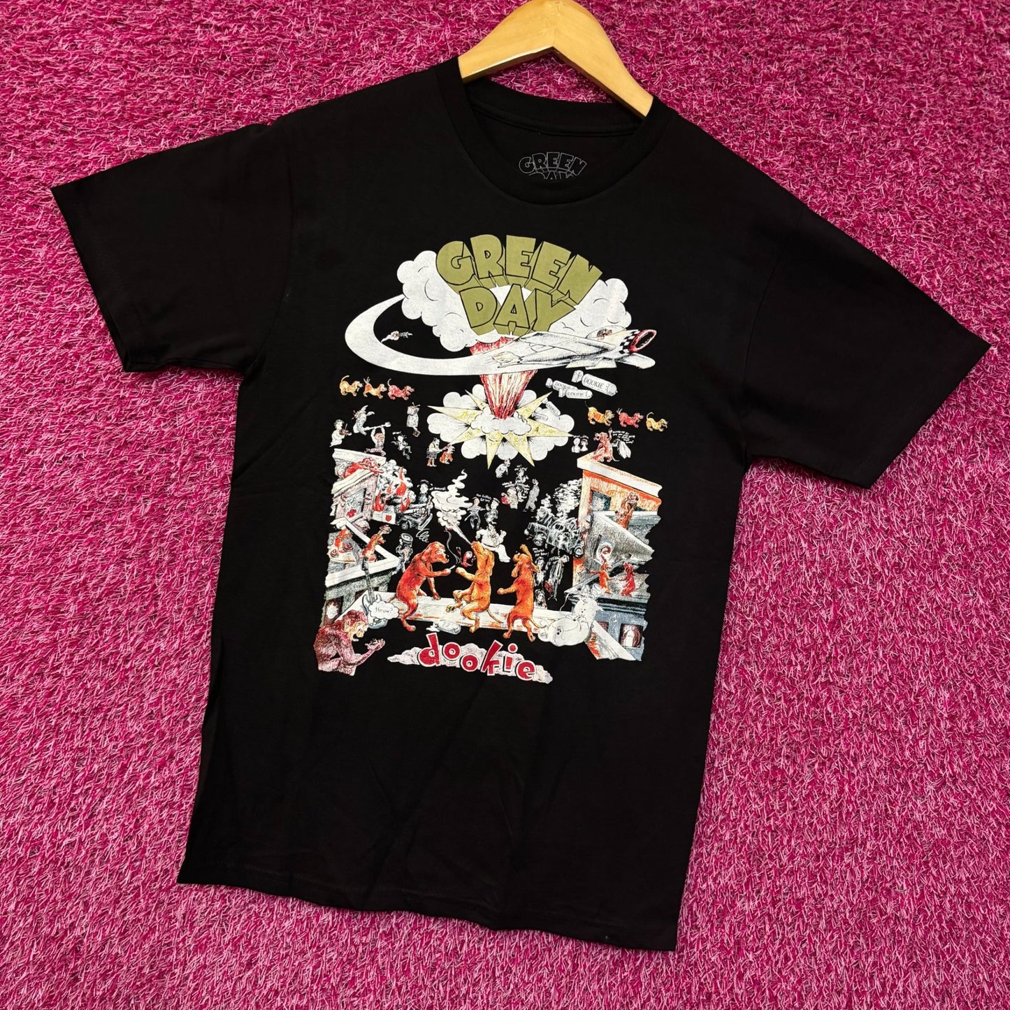 Green Day Dookie Album Cover Art Pop-Punk Rock Tee SM