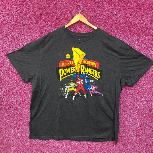 Vtg Power Rangers Mighty Morphin Cartoon Network TV Show Tee 5XL