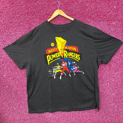 Vtg Power Rangers Mighty Morphin Cartoon Network TV Show Tee 5XL