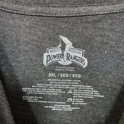 Vtg Power Rangers Mighty Morphin Cartoon Network TV Show Tee 5XL