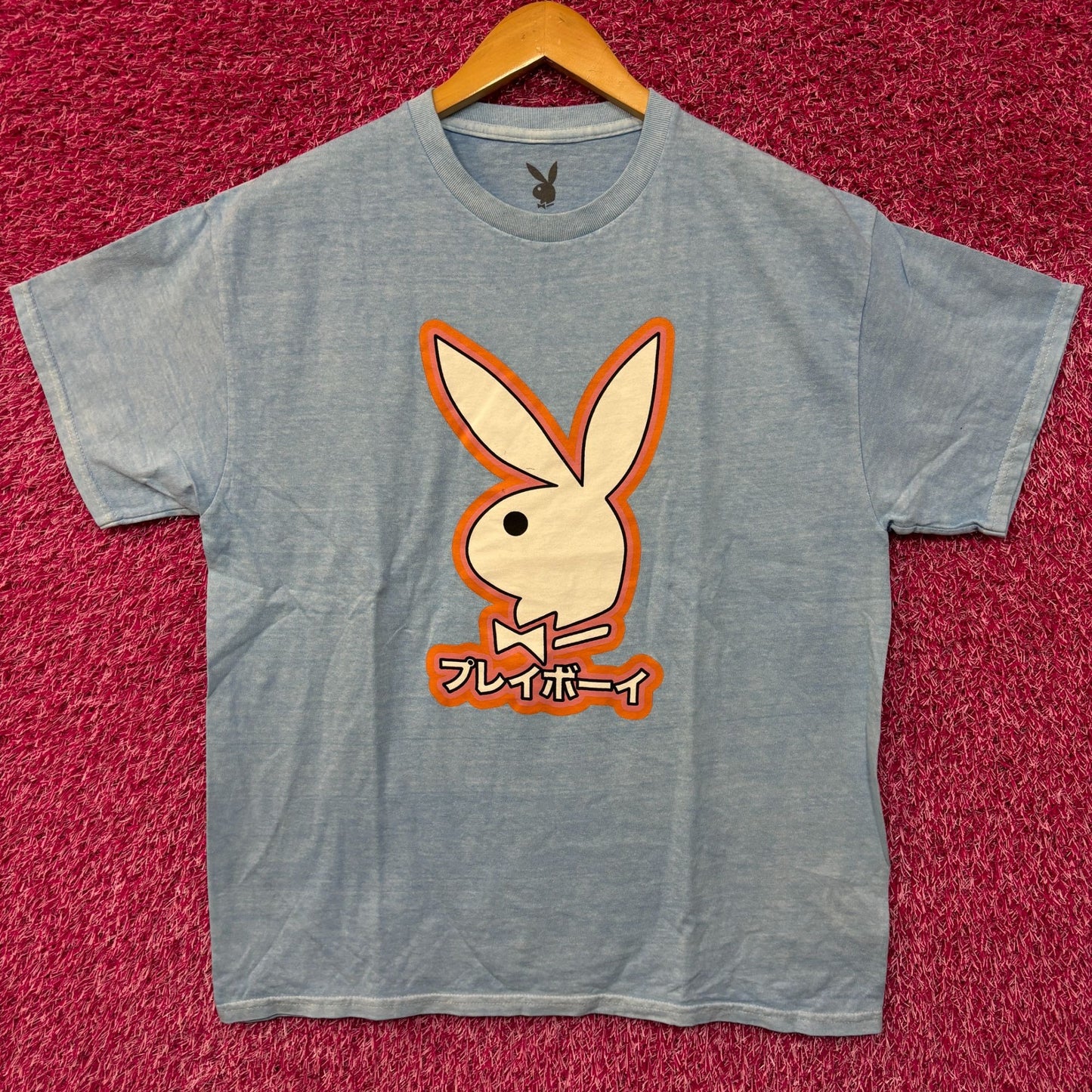 Playboy Japanese Bunny logo Tshirt size medium